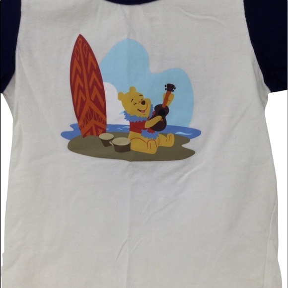 Disney store Winnie the Pooh color block shirt - Picture 2 of 9